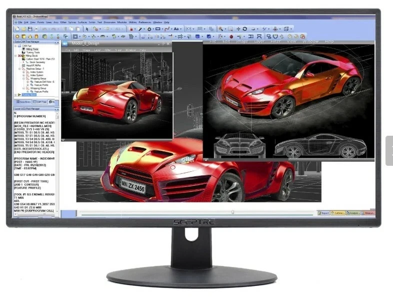 Sceptre E248W-19203R 24 inch Widescreen LED Monitor New in Box - Image 1 of 1