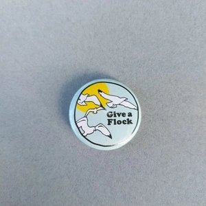 Give A Flock Seagulls Seltzer Goods 1" Button Pinback - Picture 1 of 2