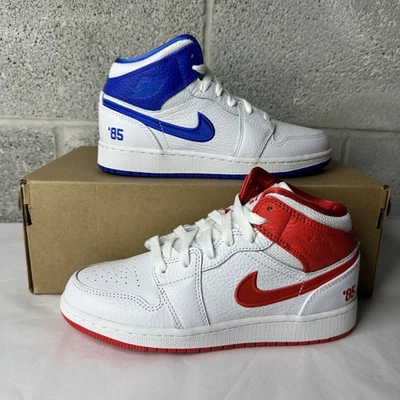 Nike Air Jordan 1 MID SE GS 85 multicolorido JUVENTUDE tamanho 5.5 / FEMININO 7 DH0200-100 - Imagem 1 de 4