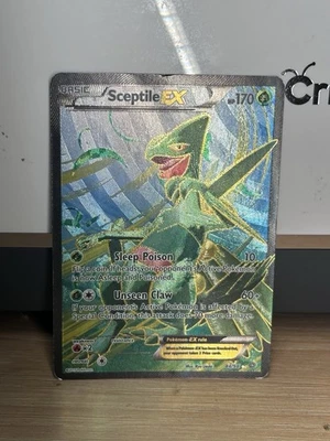 2015 POKEMON XY ANCIENT ORIGINS #84 FULL ART/SCEPTILE EX /MP - Image 1 of 2