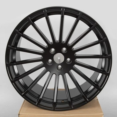 Llanta de repuesto 21X11.5 negro mate llantas aptas para BMW MERCEDES 5X112 ET38 66.6 - Imagen 1 de 4