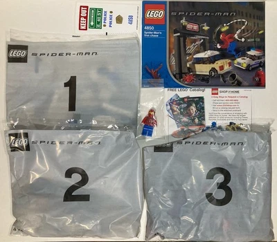 LEGO Spider-Man 4850 Spider-Mans First Chase Never Built Two Sealed Bags - Image 1 of 4