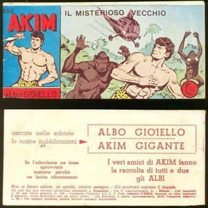 AKIM 652 ALBO GIOIELLO 30 LIRE 26/6/1964 STRISCIA "IL MISTERIOSO VECCHIO" - Picture 1 of 1