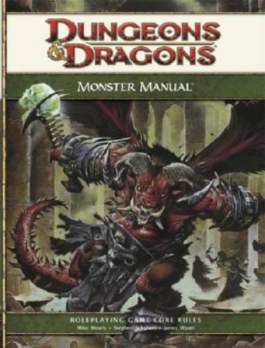 Dungeons & Dragons Monster Manual: Roleplaying Game Core Rules, 4th  - GOOD