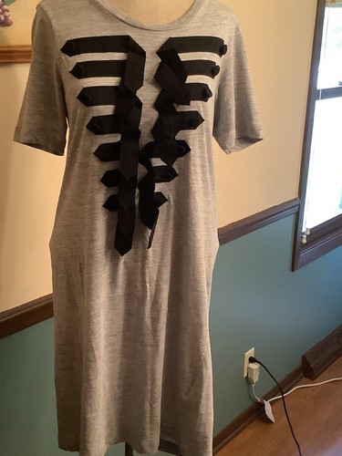 T shirt abito Dsquared2 grigio grande forma!