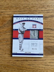 2020 National Treasures MEL OTT Hall Of Fame Materials Patch 09/25 ebay1/1 - Picture 1 of 2