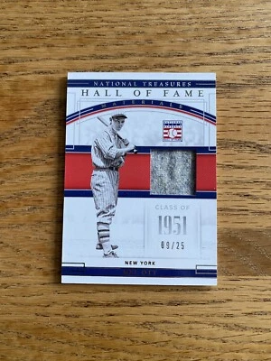 2020 National Treasures MEL OTT нашивка из материалов Зала славы 09/25 ebay1/1 - Изображение 1 из 2