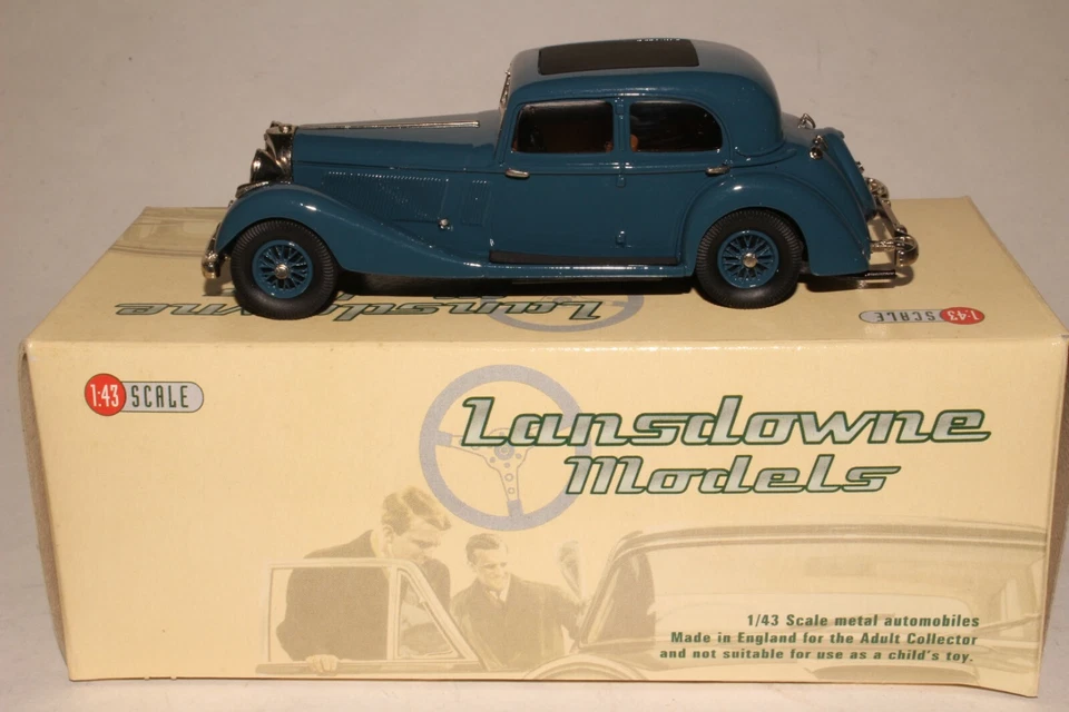 Lansdowne Models 1937 Jensen 3.5 Litre S Type Sedan with Original Box 1/43 Scale - Image 1 of 4
