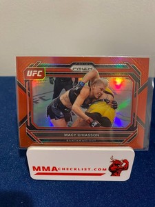 2023 Panini Prizm UFC Red Prizm /199 Macy Chiasson #85
