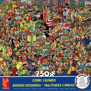 Book Fair 750 Piece Puzzle - Len Epstein - Picture 1 of 1