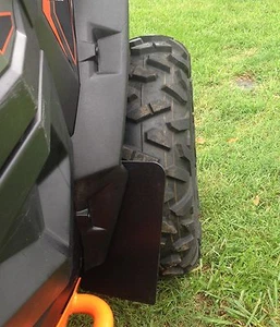 POLARIS RZR XP 1000 900 MINI PROTECTORES DELANTEROS DE PLÁSTICO NEGRO EXTENSIONES GUARDABARROS - Imagen 1 de 1