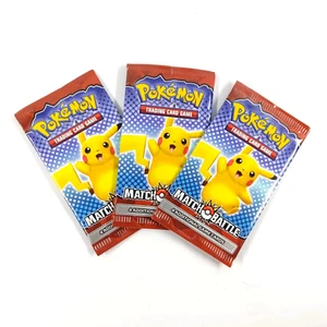 Lot Of 3 Pokemon Match Battle McDonalds Promo Sealed Booster Card Pikachu -2022 - Picture 1 of 3