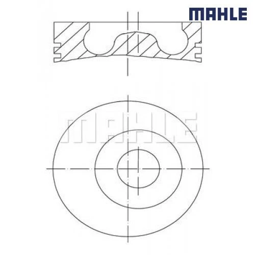 Kolben MAHLE 0160200 für Ford Tourneo Connect Mondeo IV - Изображение 1 из 1