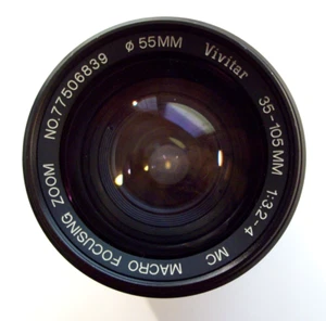 Vivitar 35-105mm Macro Focusing Zoom Camera Lens, No. 77506839 - Picture 1 of 6