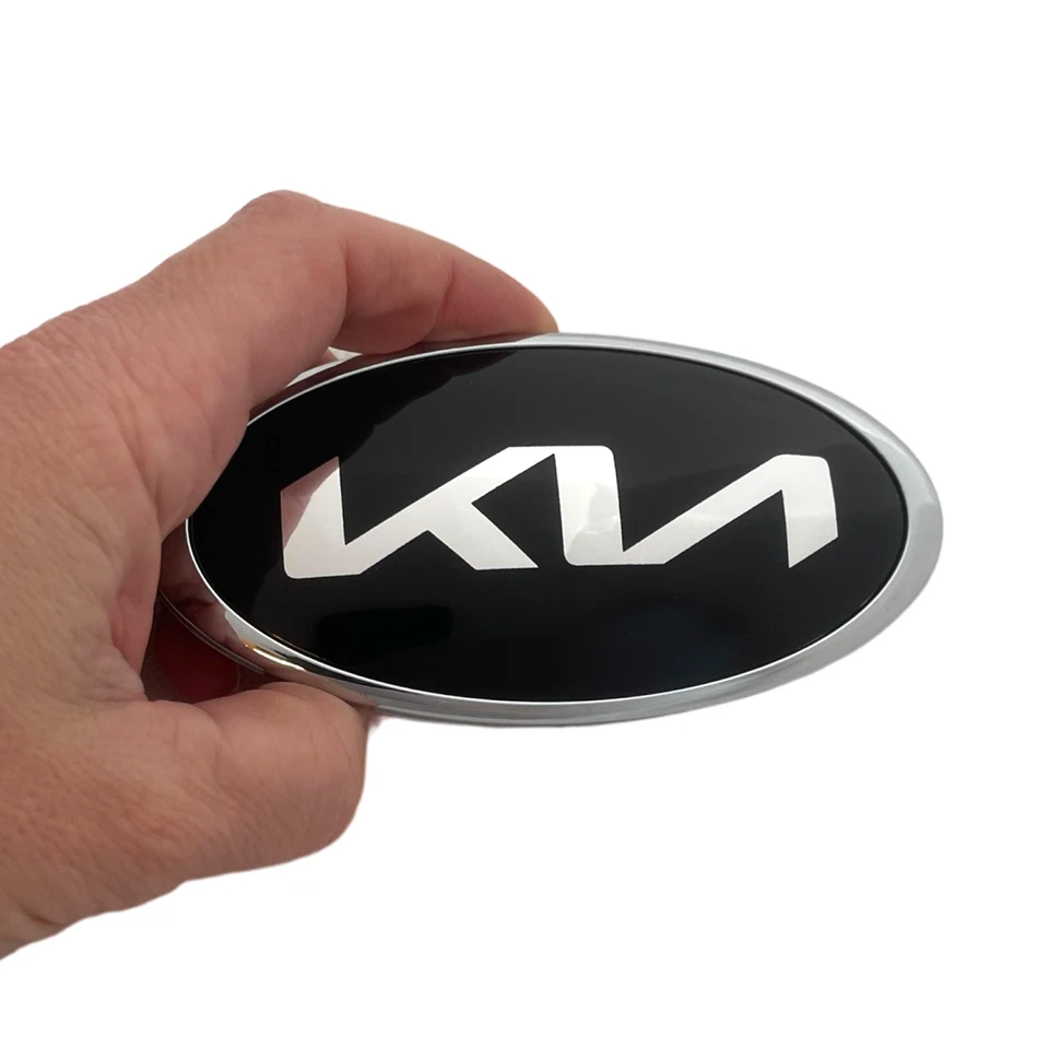 Emblema de grade frontal logotipo capô emblema KN emblema para KIA Optima 2006-2020 - Imagem 1 de 1