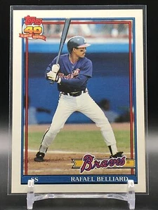1991 Topps Traded #9T Rafael Belliard - Picture 1 of 2