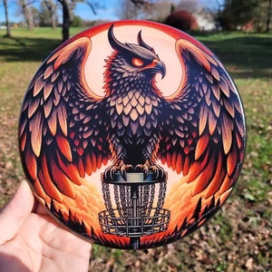 *Disc Golf Custom Gateway Eraser DEVIL HAWK 176g Putt and Approach PDGA Approved - Bild 1 von 6