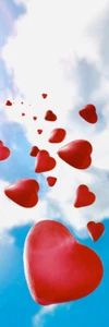 Marcador con clip 3D GLOON HEARTS - Imagen 1 de 1