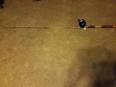 Vintagege gliebe 802 стекловолоконный стержень и винтажная ручка nft. катушка комбо - Изображение 1 из 4