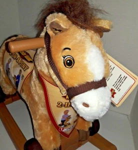 2 in 1 Talking, Singing  & Rocking Pony In 2- Different Colors Pink Or Brown - Picture 1 of 10
