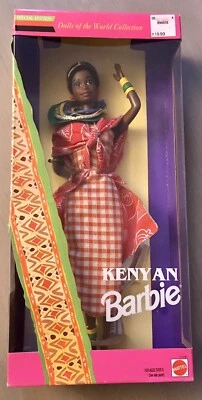 KENYAN BARBIE, BARBIE DOLL, DOTW, #11181, SPECIAL EDITION, 1993, NRFB, GOOD! - Image 1 of 4