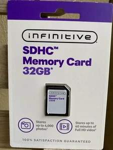 Infinitive 32 GB SD Class 4 SDHC Memory Card - SDSDB-032G-B35 - Picture 1 of 2