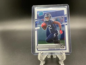 2020 DONRUSS OPTIC #183 DARRYNTON EVANS RATED ROOKIE RC TENNESSEE TITANS - Picture 1 of 2