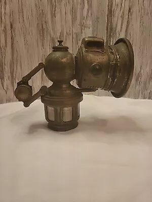 Joseph Lucas King Of The Road Lion Brass Bicycle Lamp - Image 1 of 4