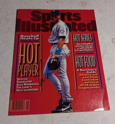 Alex Rodriguez Autographed~Sports Illustrated Magazine~1996 - Image 1 of 3