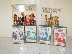 We Remember Them Well 4 Cassette Tape Set Collection Readers Digest With Booklet - Picture 1 of 9
