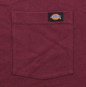 Dickies' Men's T-Shirt Crew Neck Long Sleeve Heavyweight Jersey with Pocket