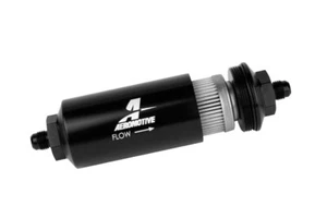 Aeromotive In-Line Filter - (AN-6 Male) 40 Micron Stainless Mesh Element Bright - Picture 1 of 10