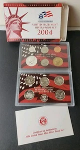 2004 United States Mint Silver Proof Set - Picture 1 of 3