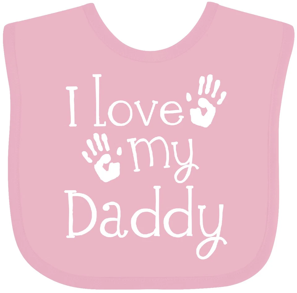 Inktastic I Love My Daddy Día del Padre Bebé Babero Bebés Primera Linda Ropa Niños Papá Foto 1 de 1