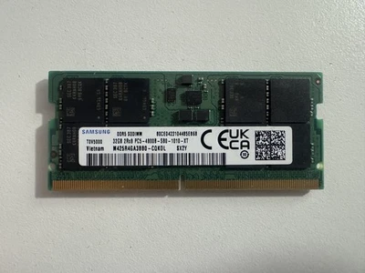 Samnsung  32GB 2Rx8 PC5-4800B-SB0-1010-XT laptop RAM - Image 1 of 2