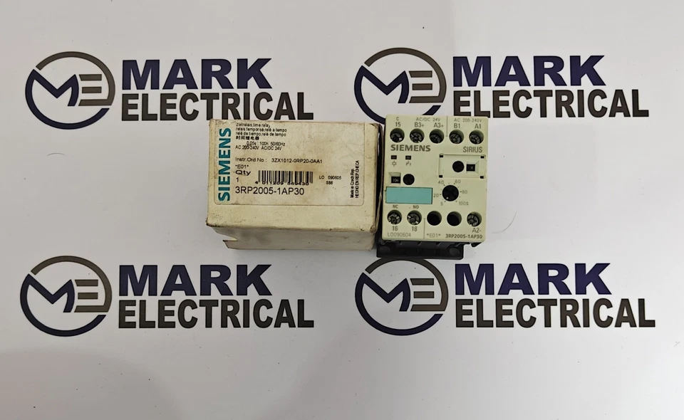 3RP2005-1AP30 SIEMENS TIMER TIMING 0.05S-100H VOLTAGE 220VAC FAST SHIPPING - Image 1 of 4