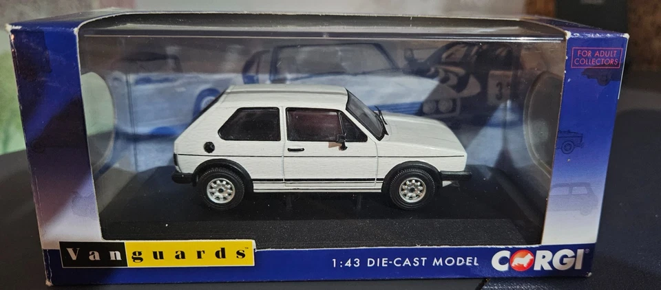 1/43 Boxed Model Corgi Vanguards VA12007 VW Golf GTI MK1 Alpine White - Image 1 of 4