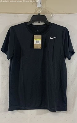 Nike Womens The Nike Tee Dri-Fit Training T-Shirt Black NWT Sz S - Image 1 of 4