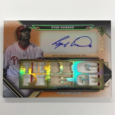 2020-21 Topps Triple Threads Ryan Howard #TTAR-RYN1 /18 Patch Auto Relic - TCCCX - Image 1 of 2