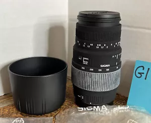 Sigma DG APO Macro Super 70-300mm f/4.0-5.6 DG Lens For Nikon AF-D - Picture 1 of 10