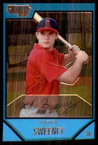 2007 Bowman Chrome Prospects Matthew Sweeney #BC11