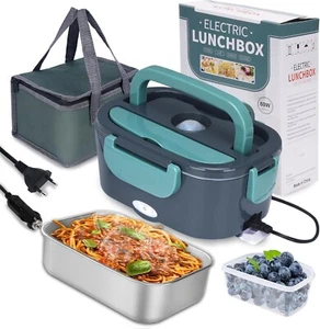 XREXS Contenitore per il pranzo elettrico, 60 W, 1,5 l, per auto, 3 in 1 (12 V/2 - Afbeelding 1 van 8