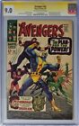 Avengers #42 CGC 9.0 Marvel Comics 1967 Signed by Stan Lee 