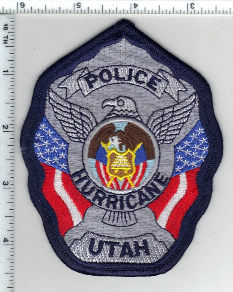 Hurricane Police (Utah) Shoulder Patch from the 1980's - Image 1 of 1
