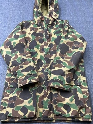 Vintage Duxback Camo Hooded Jacket Hunting Medium M - Image 1 of 4