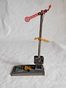Vintage French JEP O Gauge automatic setting signal after train passes - Imagen 1 de 4