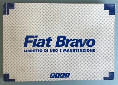 Libretto uso e manutenzione - FIAT BRAVO - 1996 Italiano 1° edizione - Immagine 1 di 4