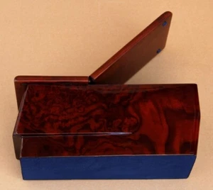 ABLAGEBOX ARMABLAGE FÜR Mercedes W124 WURZELHOLZ  KOMPLETT FUNIERT - Picture 1 of 4