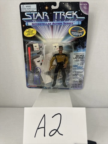 STAR TREK Interstellar Action Series Action Figure Geordi LaForge Playmates 1995 Cover
