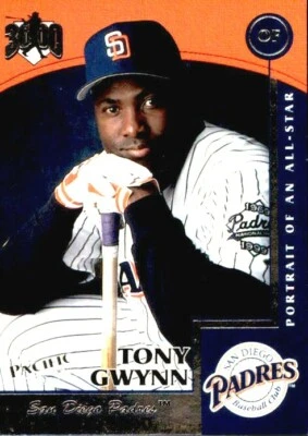 1999 Pacific Omega 2445/3000 Tony Gwynn Hit Machine 3000 #7 San Diego Padres - Image 1 of 2